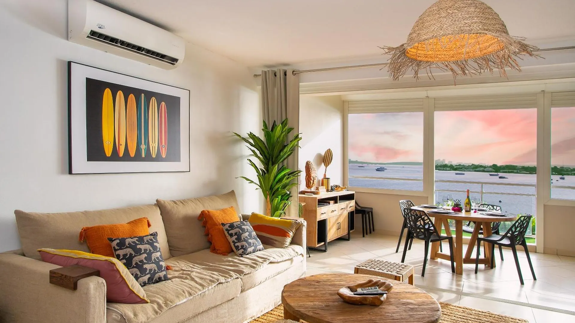 Exceptionnel ! Appartement 2 Chambres Vue Sur Le Lagon Baie de Marigot Daire