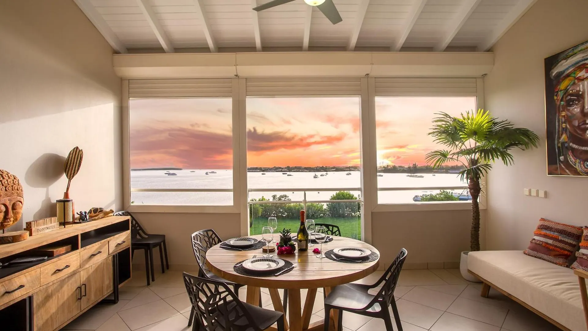 Exceptionnel ! Appartement 2 Chambres Vue Sur Le Lagon Baie de Marigot